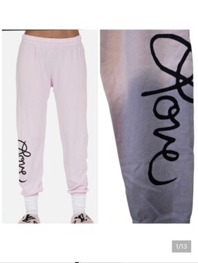Lauren Moshi Alana Butterfly Affirmations joggers